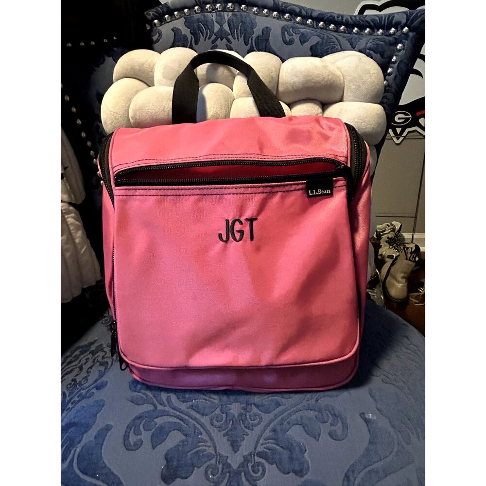 LL Bean Pink Trail Lunchbox